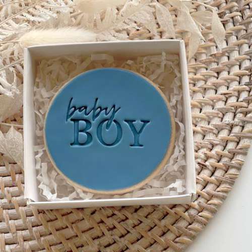 Cookie Stamp Embosser - Baby Boy #2 - Click Image to Close